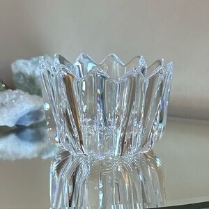 Orrefors Sweden Crystal Fleur Bowl